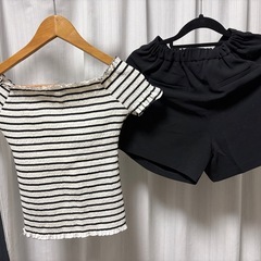 レディース ブラック ショートパンツ XSサイズ ウエストゴム シンプルの画像