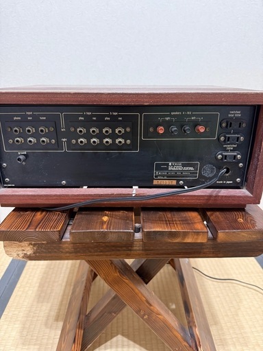 TRIO KA-3300 ビンテージアンプ 木製ケース付 レトロオーディオ 名機