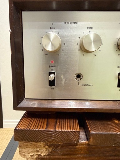 TRIO KA-3300 ビンテージアンプ 木製ケース付 レトロオーディオ 名機