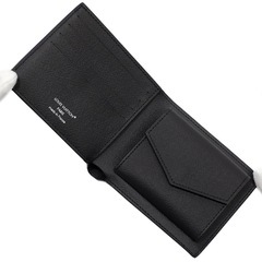 新品 未使用 LOUISVUITTON ルイヴィトン ポルトフォイユ・マル モノグラム・エクリプス メンズ ブラック 二つ折り財布の画像