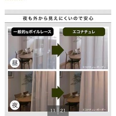 3／12まで！小窓　レースカーテンの画像