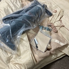 新品  インフレータブルテント エアーテント 300Dオックスフォード ロッジテント 煙突穴付き 薪ストーブ キャンプ アウトドア テントの画像