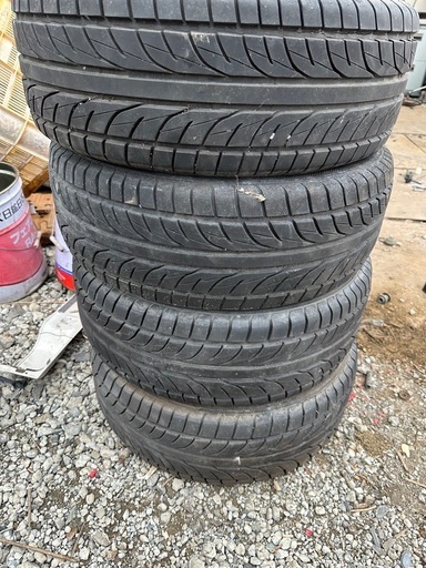 BBS 15インチ　アルミホイール　タイヤ4本　5穴 当時物