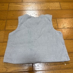 après les cours ストライプ ベビーベストの画像