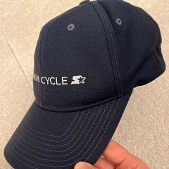 木梨サイクル　キャップ紺色の画像