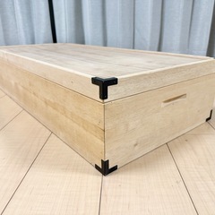 桐 衣装ケース 1段 桐箱 桐ケース ①の画像