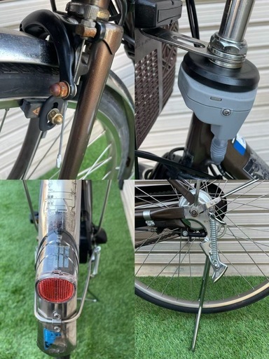 【整備済み】パナソニック ViVi NX ビビ 電動アシスト自転車 26インチ BE-END635T2内装3段変速　(8.9Ah バッテリー・充電器付)