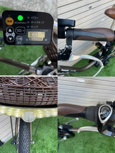 【整備済み】パナソニック ViVi NX ビビ 電動アシスト自転車 26インチ BE-END635T2内装3段変速　(8.9Ah バッテリー・充電器付)