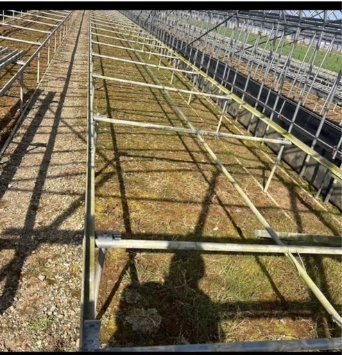 植物栽培用ベンチ（棚台）30m × 2列セット