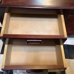 【リサイクルサービス八光】幅57cm　【飛騨産業/キツツキ】伝統の逸品！アンティーク調 キャスター付き ポットワゴン 和家具の画像