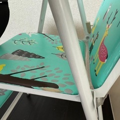 子ども用ハイチェア テーブル付き 450円の画像