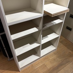 引取限定 6段 多収納 本棚 自宅用 仕事用 書類棚 陳列什器 コレクション整理の画像