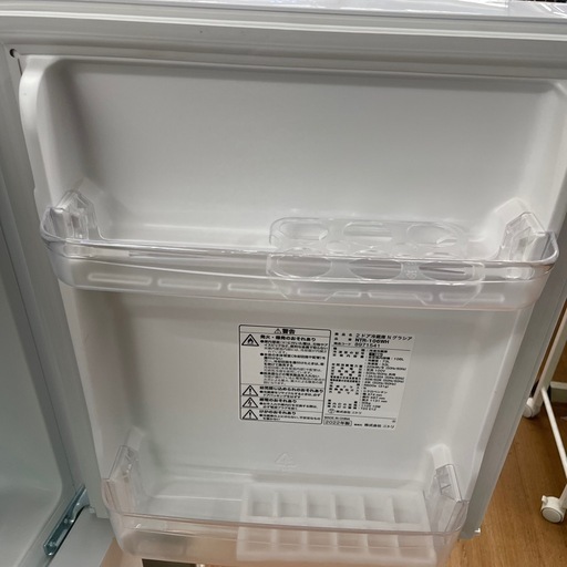 ☆ドリーム荒牧店☆ジモティー割引有☆【クリーニング済】ニトリ/2ドア冷蔵庫/106L/NTR-106WH/2022年製
