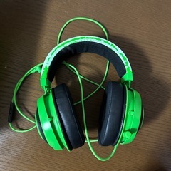 Razer Kraken Green ゲーミングヘッドセット 中古品の画像