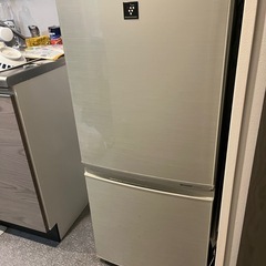 Haier 洗濯機、SHARP冷蔵庫の画像