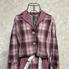 SWANKISS　スワンキス　ピンク　チェック柄　セットアップ スカート　地雷系の画像