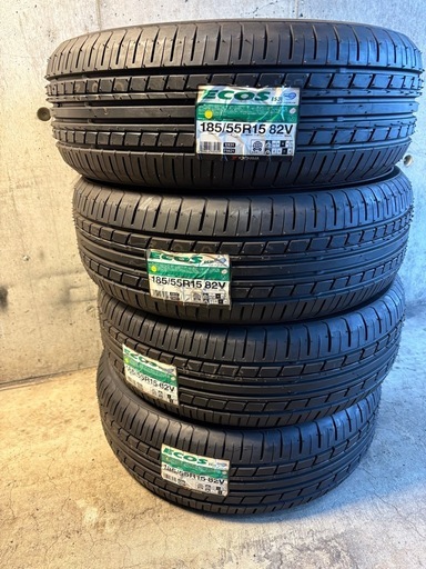 お取引き予定者様決定！ヨコハマ　ECOSブルーアース185-55-15 ４本