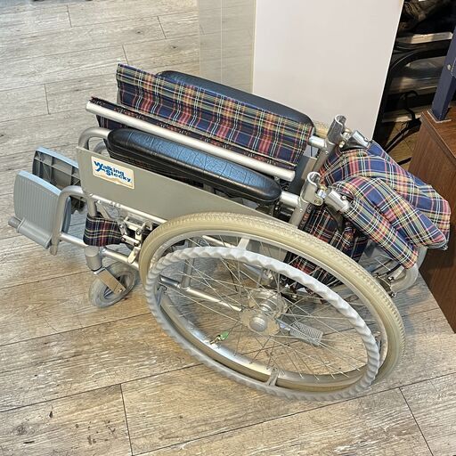 幸和製作所 車椅子 B-30 自走・介助両用型 ハンドブレーキ付き 100kgまで アルミフレーム 折りたたみ式★買取帝国 志木店