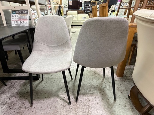 【愛品館 江戸川店 】NITORI セラミックトップ ダイニングテーブル5点セット（ニトリ）