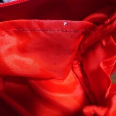 くまのがっこう　ジャッキー　ポーチ　グレージュ　赤　コスメポーチの画像