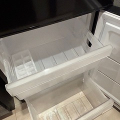 2025年製 140L 霜取り不要 2ドア冷蔵庫 BK(NTR-140)の画像