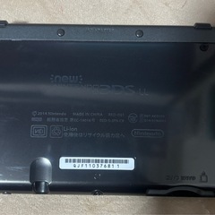 New 3DS LL ブラック本体 ジャンク品の画像