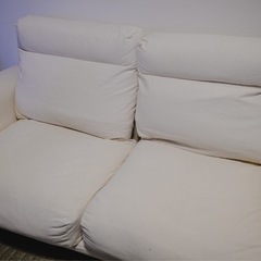 無印ソファ　２．５シーター・フェザー・ポケットコイル・ハイバックタイプの画像