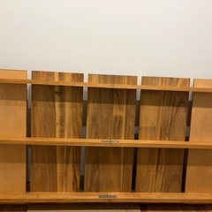 天然木 すのこ ローベッド ステイシー シングル×の画像