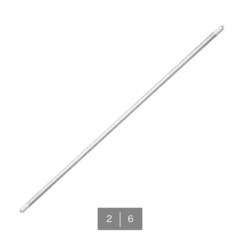 ニトリ　アルミ伸縮物干し竿(1.4～2.5m)の画像