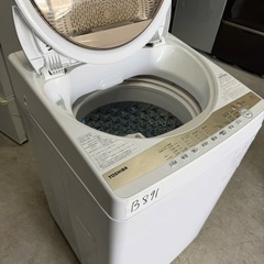 NO B891🌈福岡市内配送設置無料✨🌈全自動洗濯機 グランホワイト AW6GM1-W [洗濯6.0kg /簡易乾燥(送風機能) /上開き]の画像