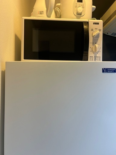 【美品】新生活2点セット 冷蔵庫、電子レンジ ⭕️洗濯機3点セットも可能‼️本文参照