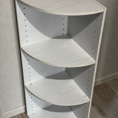 ニトリ 連結できるNカラボ コーナー 3段(ホワイトウォッシュ)の画像