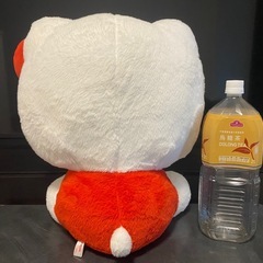 【BIGサイズ・美品】ハローキティ 大ぬいぐるみ（王道スタンダードVer.）の画像