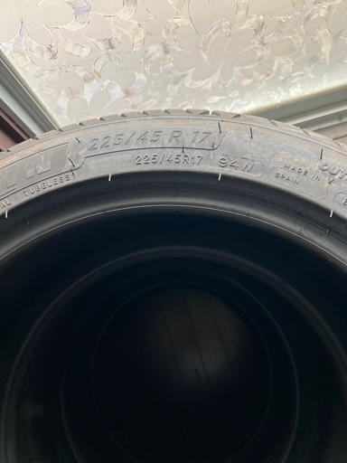 225/45R17, ミシュラン,2021年,4本, 新品