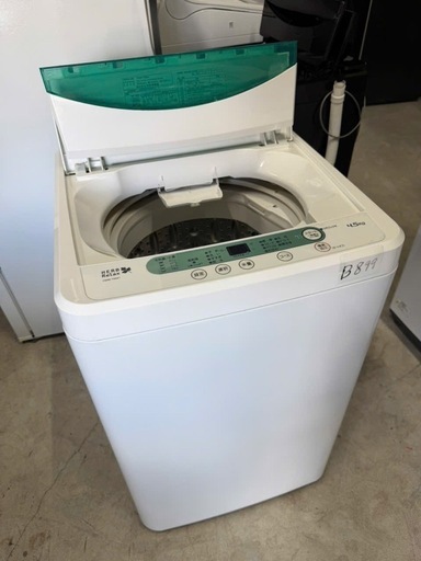 NO B899?福岡市内配送設置無料✨?ヤマダ電機オリジナル　全自動電気洗濯機　(4.5kg) HerbRelax YWM-T45A1