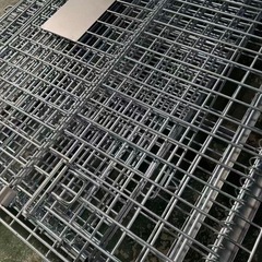 新品メッシュパレット(大)　W1200×1000×900mm5台セット鉄カゴ　パレティーナ　折畳み可　段積み可　景行商事の画像