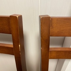 【現金払い】ダイニングチェア  ウッド ブラウンの画像