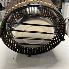 A2603-0187 レトロな竹製傘立て　キズ汚れ有りの画像