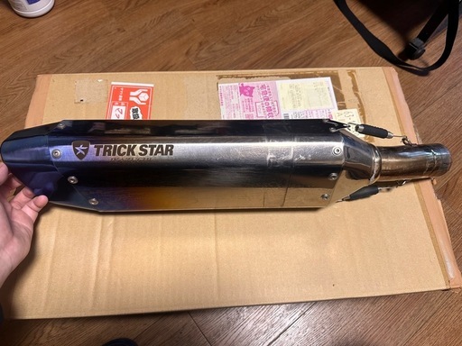 TRICKSTAR IKAZUCHI マフラー Ninja250/400 Z250/400用 箱あり