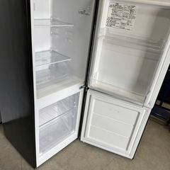 NO B902🌈福岡市内配送設置無料✨🌈140L 霜取り不要 2ドア冷蔵庫 BK(NTR-140) 2022年の画像