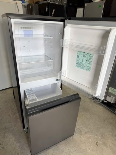 NO B903?福岡市内配送設置無料✨?冷蔵庫 シルバー AQR-14N-S [幅49.5cm /135L /2ドア /右開きタイプ 