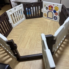 日本育児　ミュージカルキッズランド8枚セット　ベビーサークルの画像