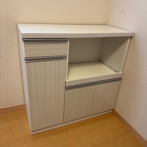 美品 キッチン　収納　カウンター　スライド