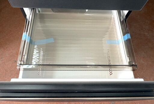 福岡　450L　2025年製　右開き【未使用　展示品】アクア　冷凍冷蔵庫　AQR-VZA45R(K) マットクリアブラック