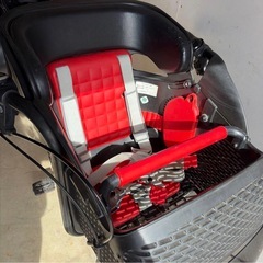 自転車　チャイルドシート付きの画像
