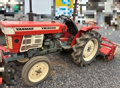 ヤンマーYM2000 20馬力2WD ロータリー付き　