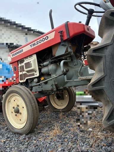 ヤンマーYM2000 20馬力2WD ロータリー付き　