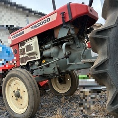 ヤンマーYM2000 20馬力2WD ロータリー付き　の画像