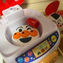 【決定済み】アンパンマン 和食セット おままごと 炊飯器 キッチン おもちゃの画像