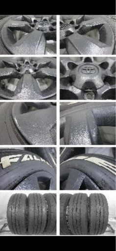 ハイエースなどにプラド純正ホイール